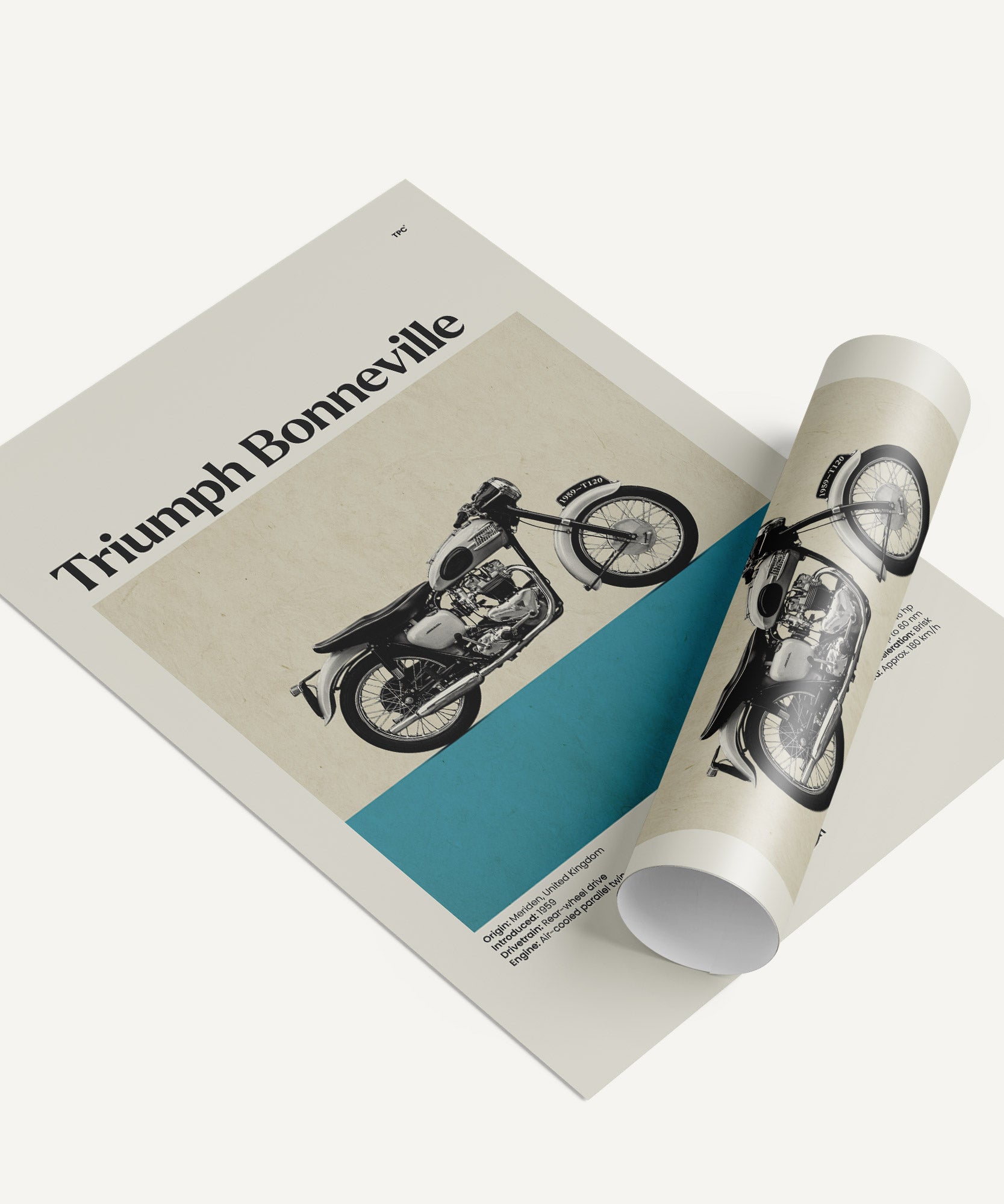 Triumph Bonneville Poster