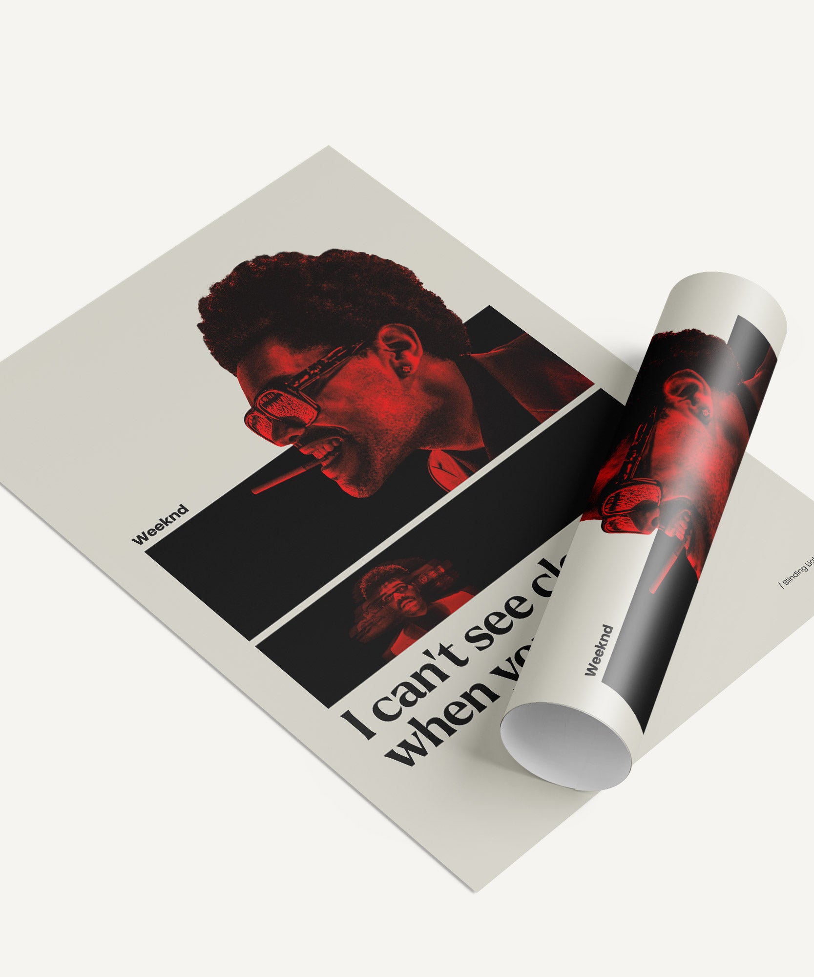 Weeknd - Blinding Lights Poster