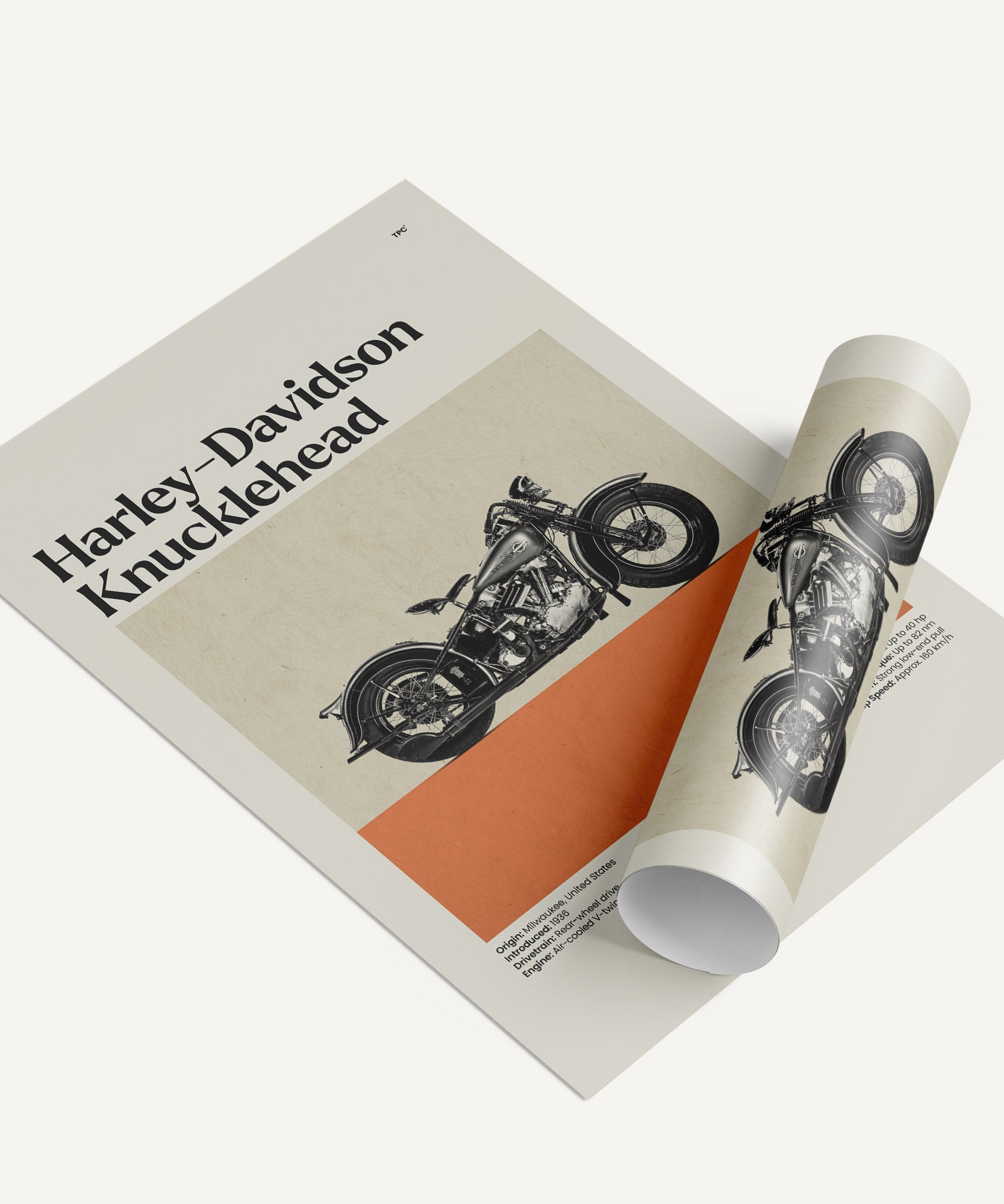 Harley-Davidson Knucklehead Poster