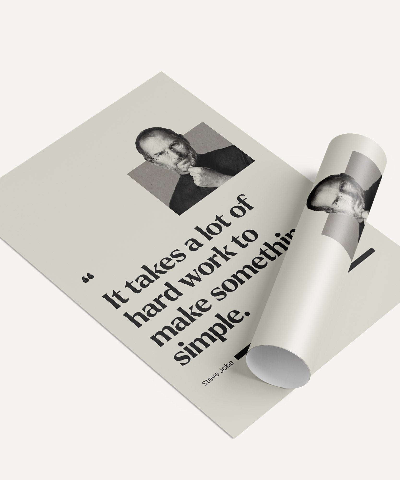 Steve Jobs - Simple Poster
