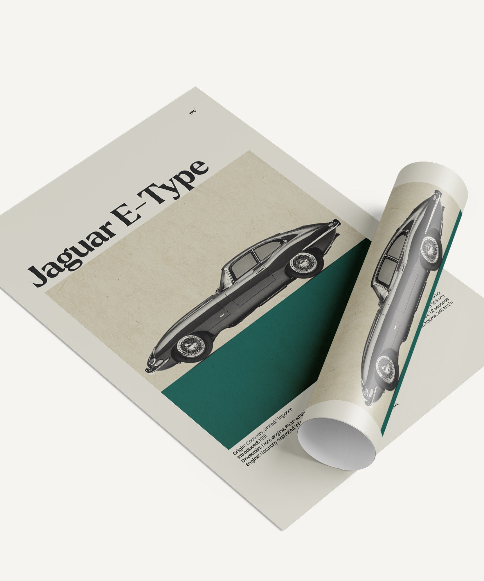 Jaguar E-Type Poster