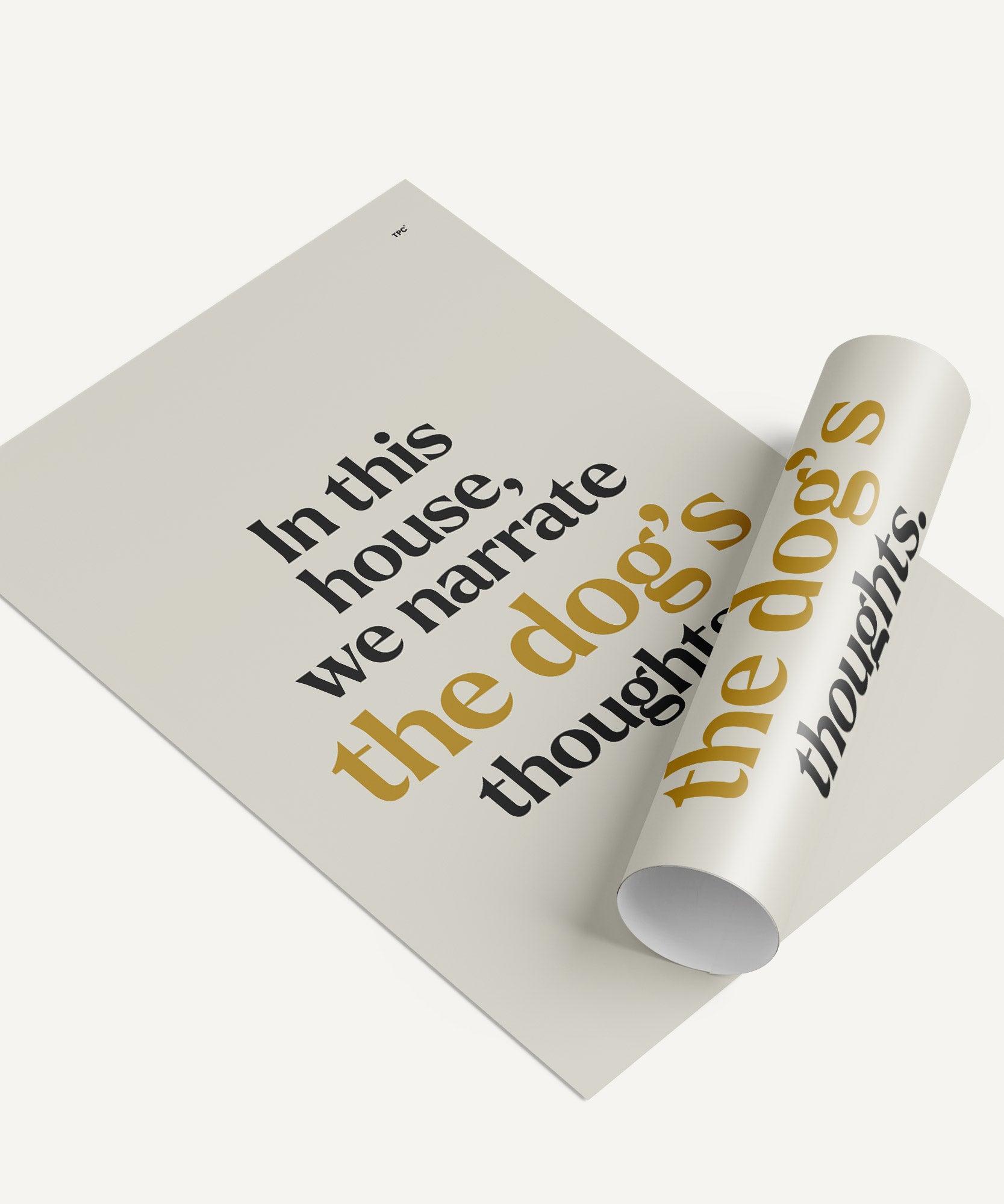 House of Dog's Thoughts Poster