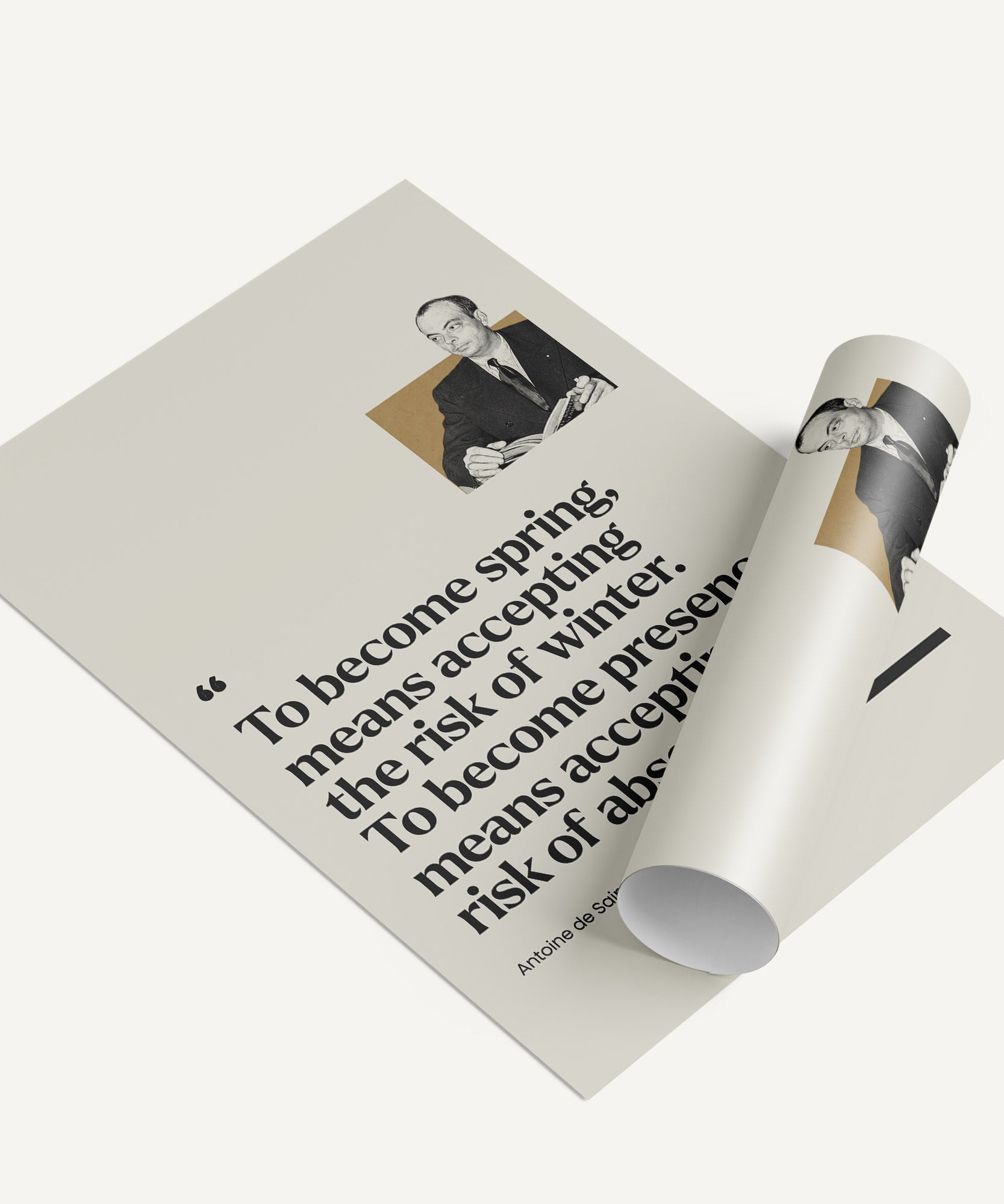 Antoine de Saint-Exupéry Poster