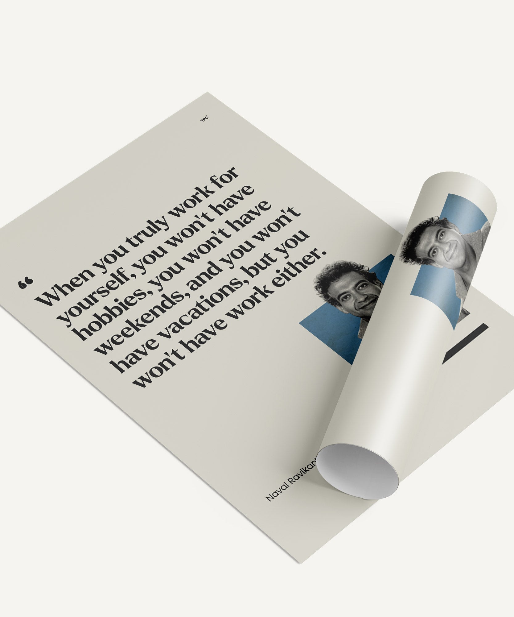 Naval Ravikant Work Poster