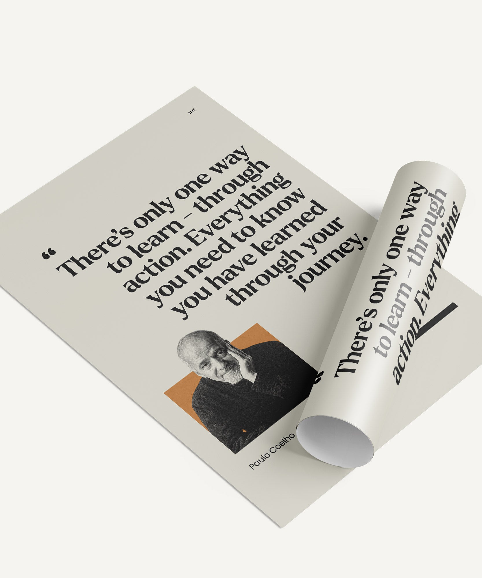 Paulo Coelho Poster