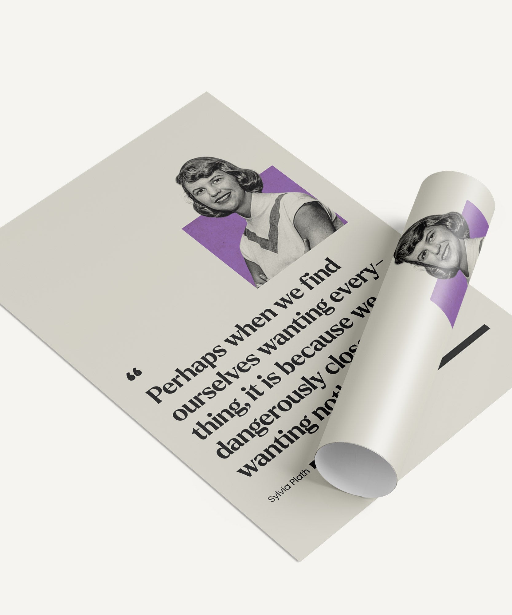 Sylvia Plath Poster