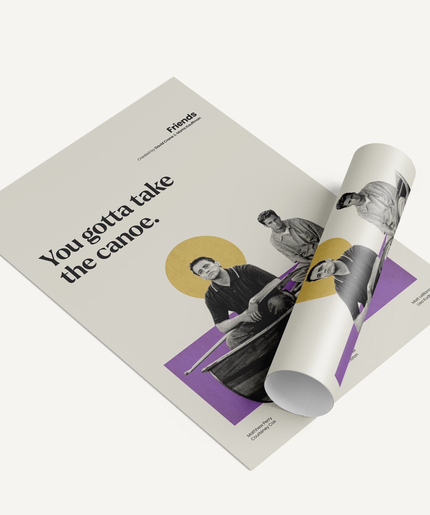 Joey & Chandler Friends Poster