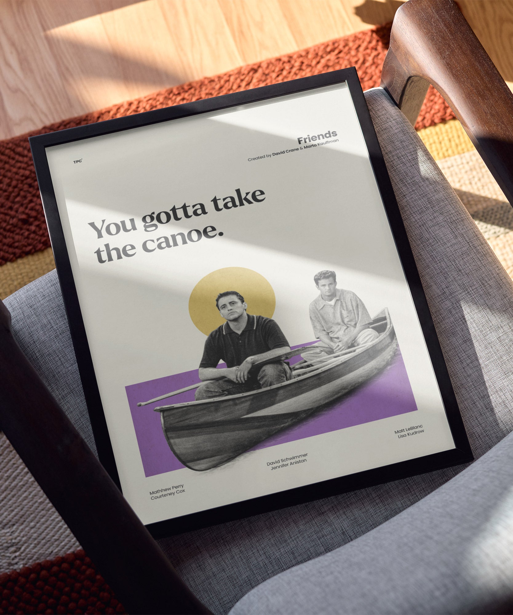 Joey & Chandler Friends Poster