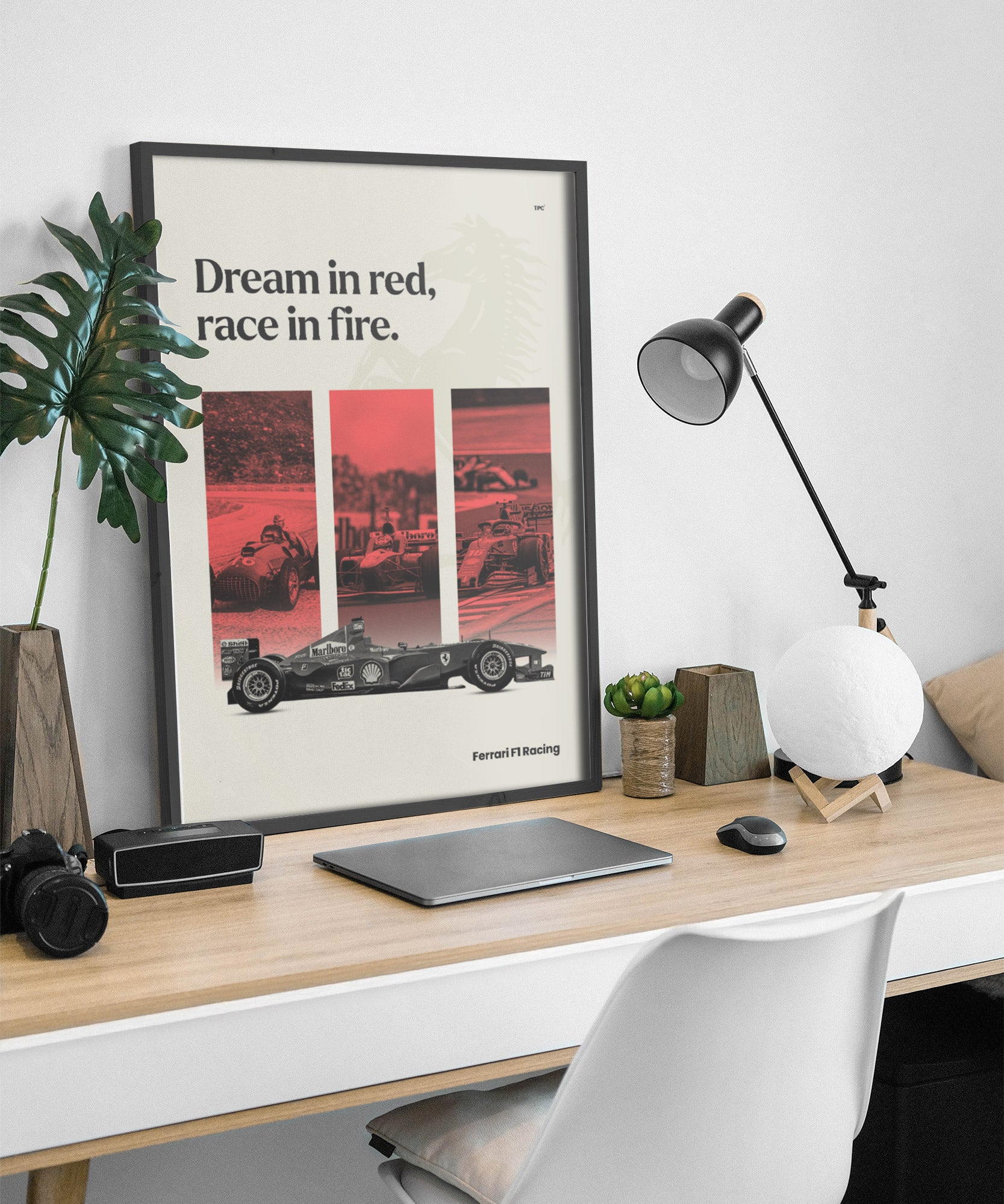Ferrari F1 Racing Team Poster