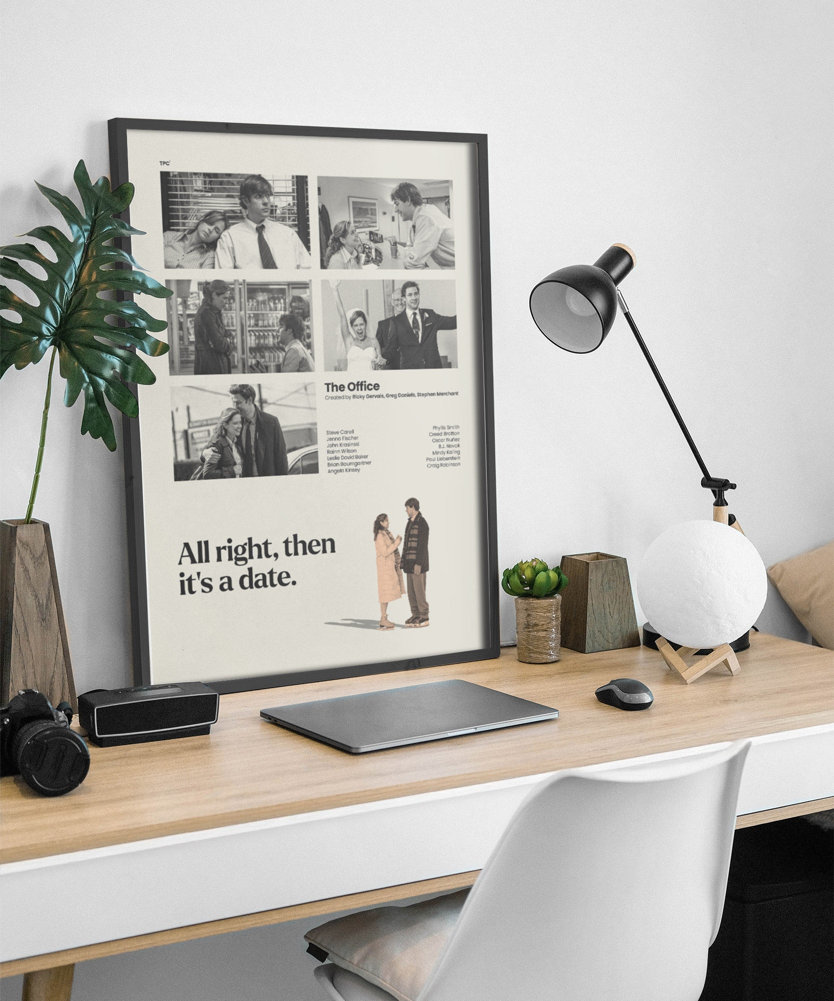 Pam & Jim The Office Poster