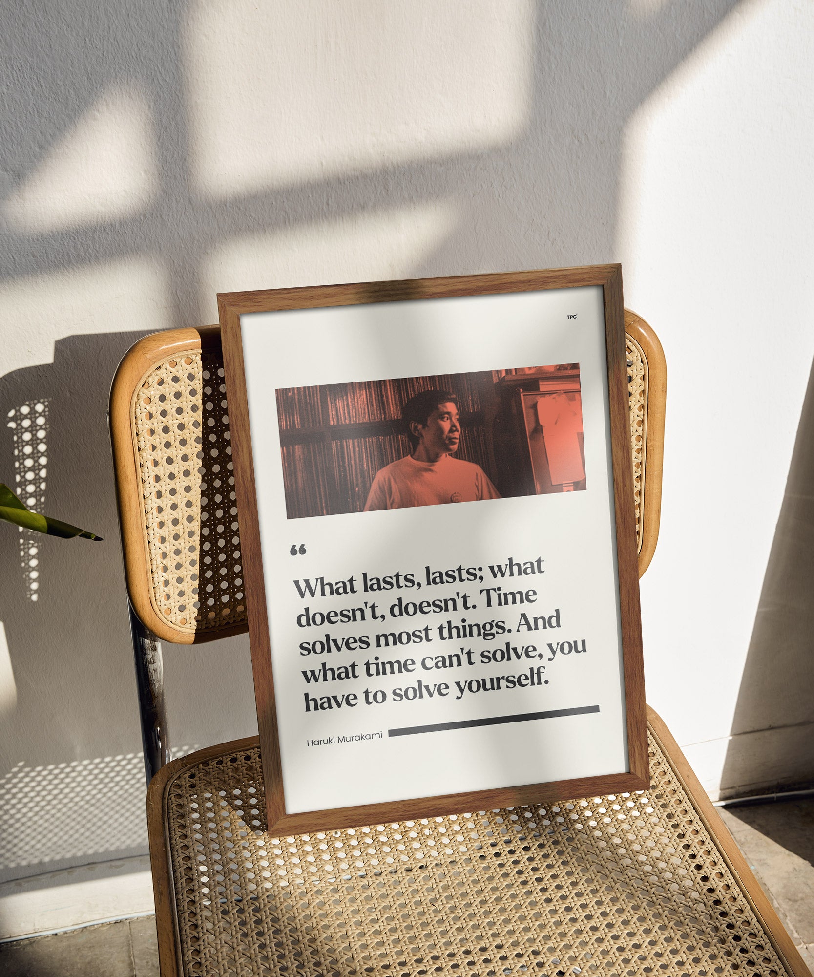 Haruki Murakami - Time Poster