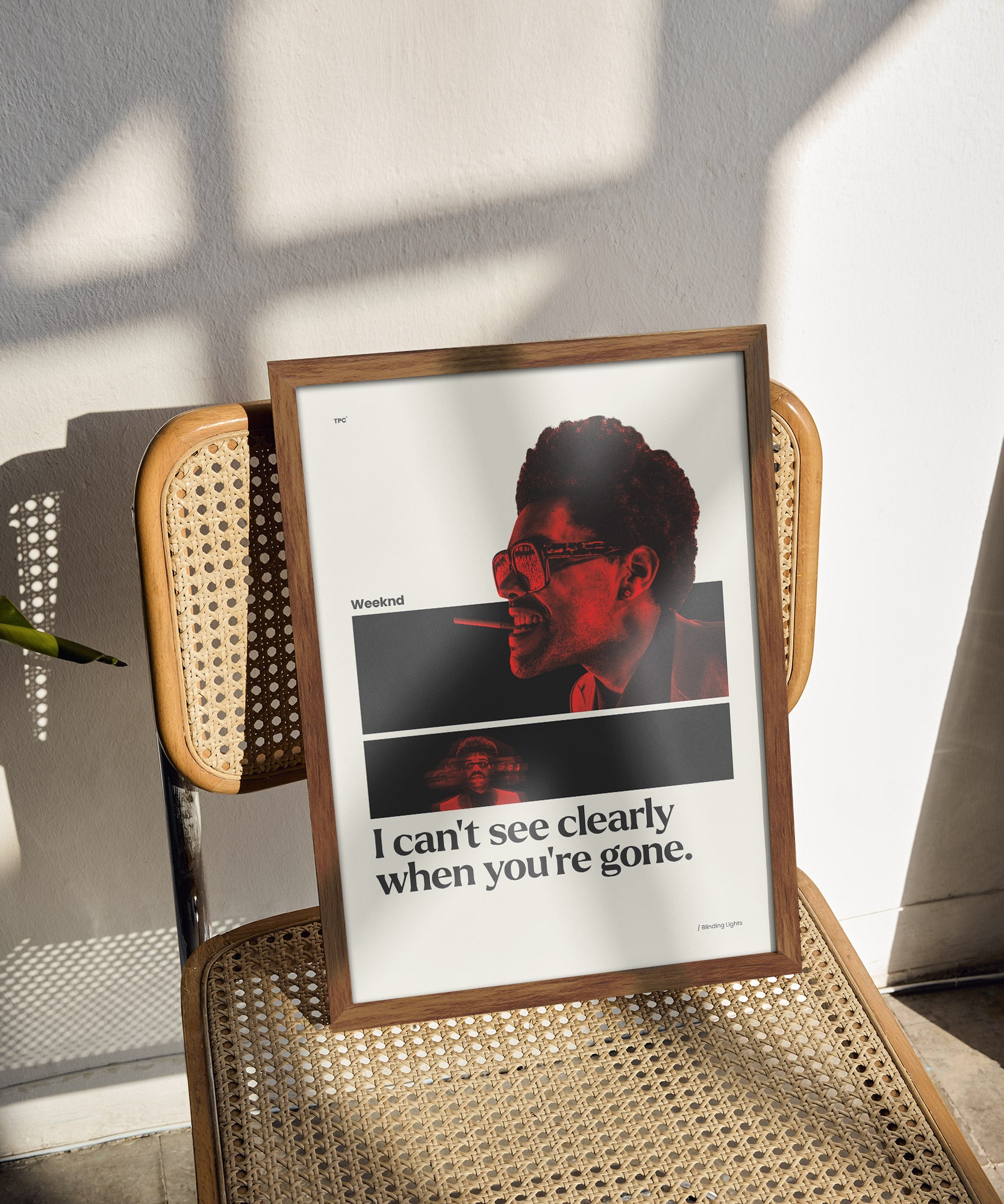 Weeknd - Blinding Lights Poster