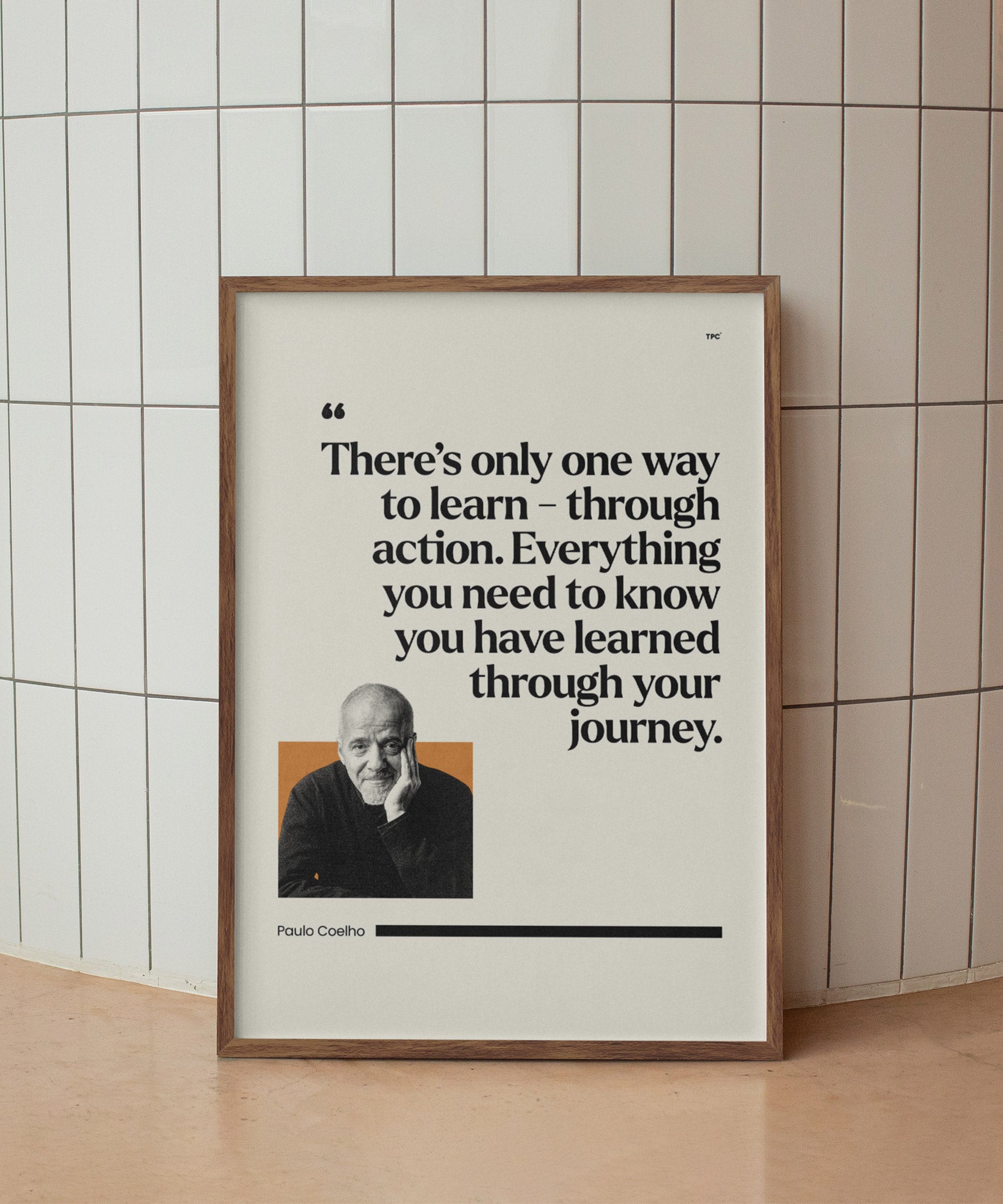 Paulo Coelho Poster