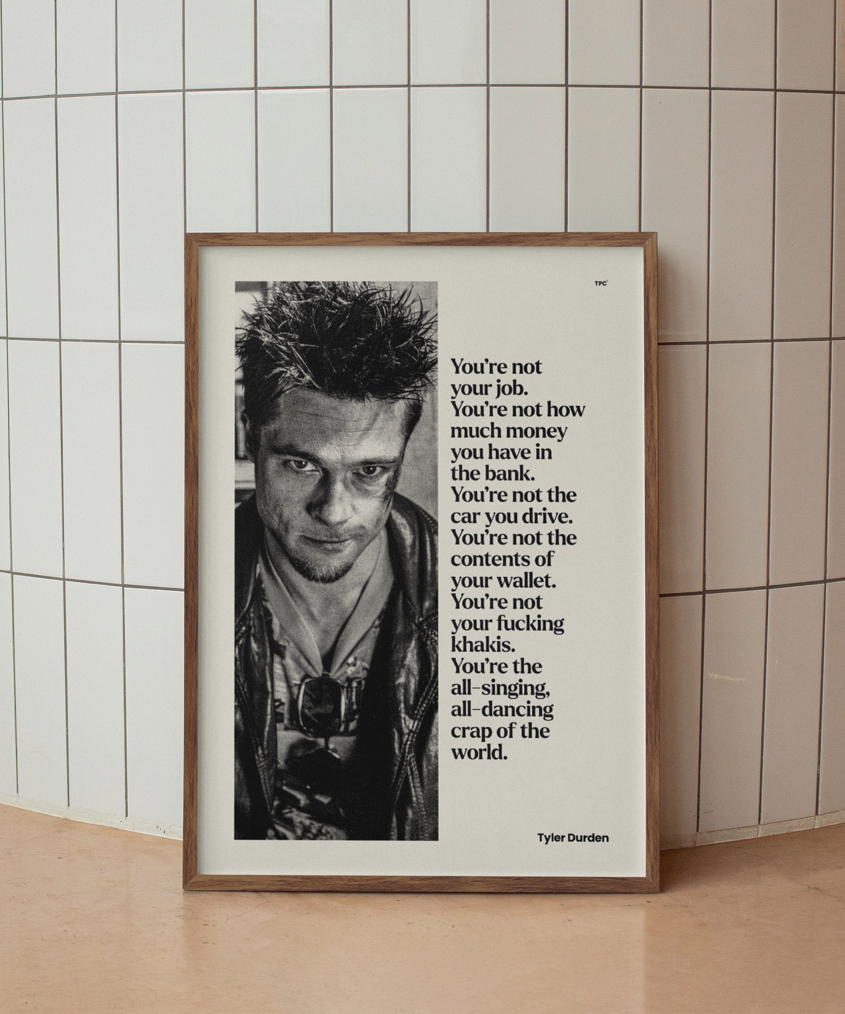 Tyler Durden - Fight Club Poster