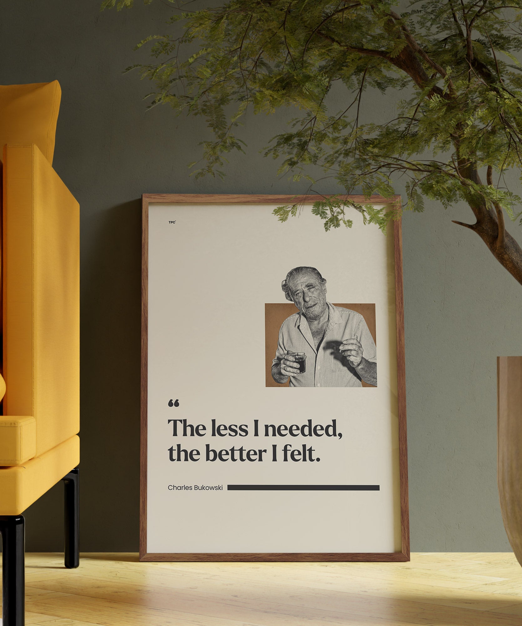 Charles Bukowski Poster