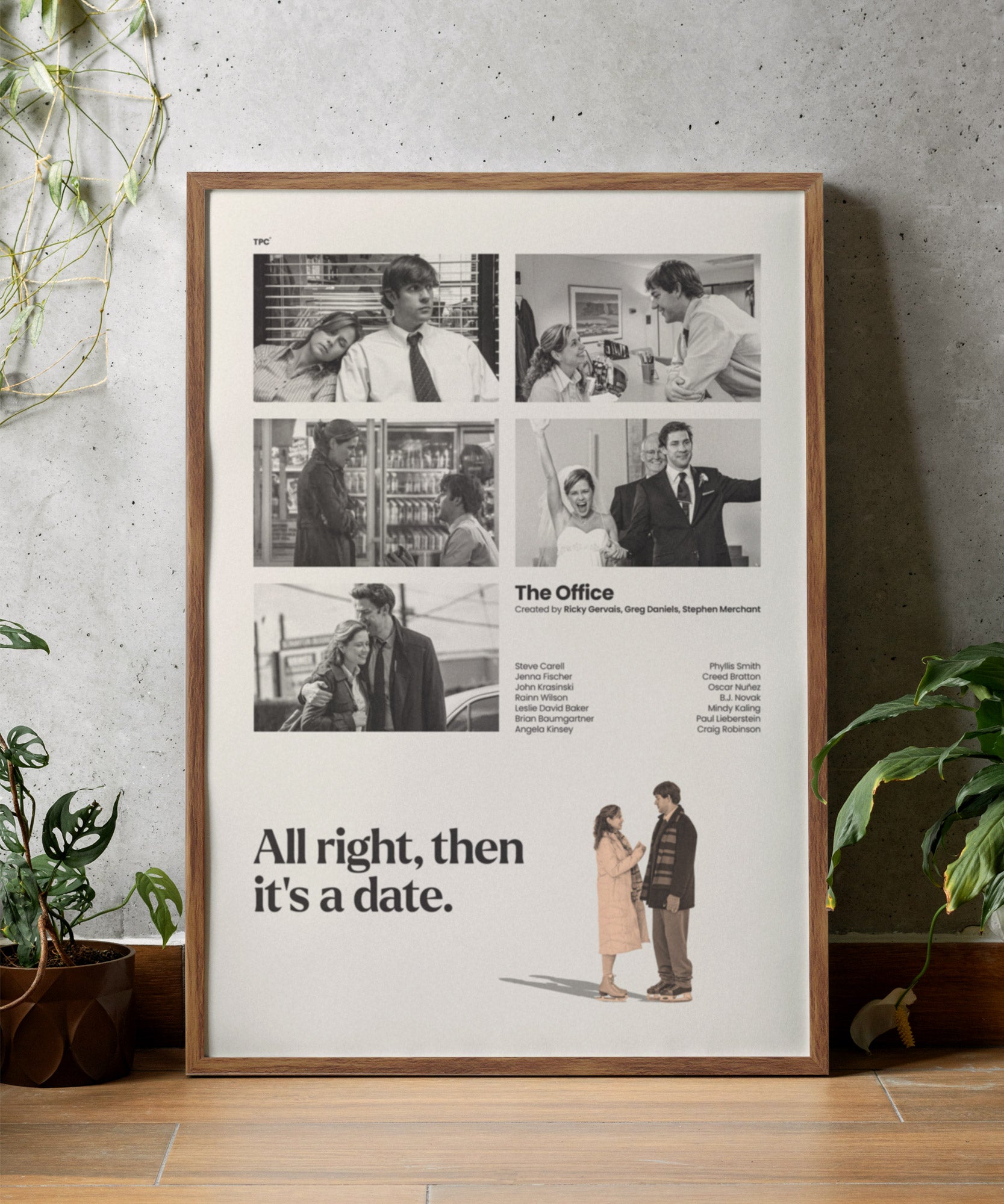 Pam & Jim The Office Poster