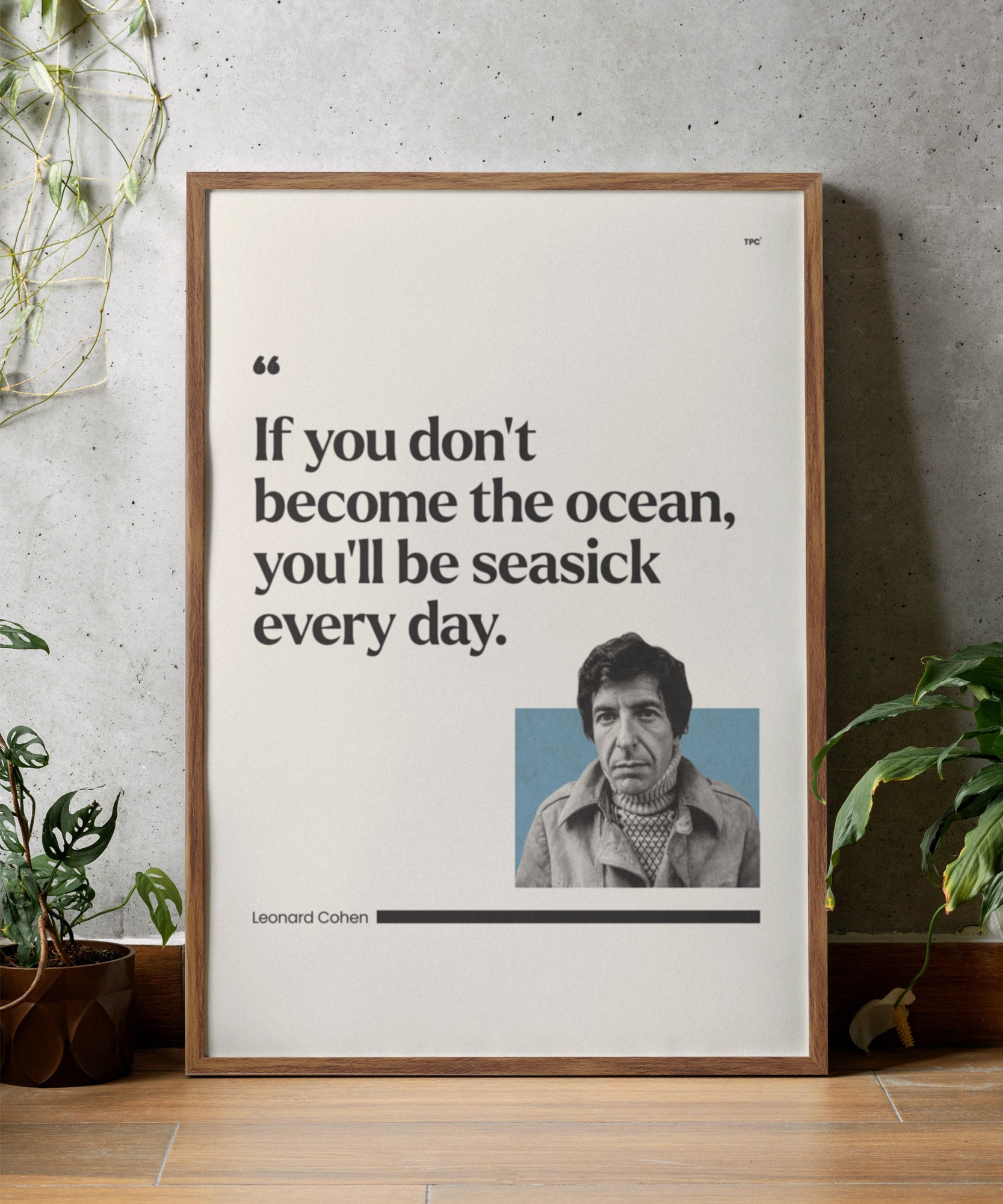 Leonard Cohen Poster